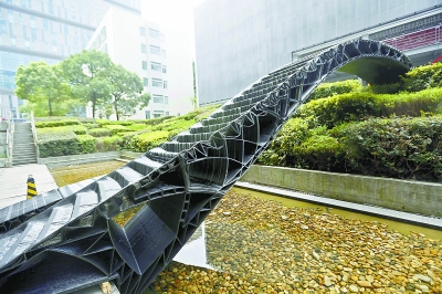 世界首座3D打印步行桥亮相上海