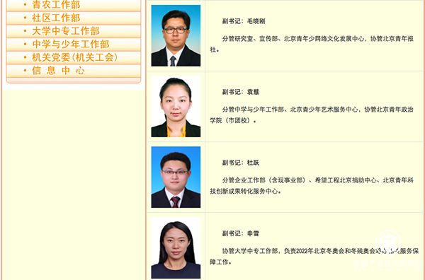 冬奥会冠军申雪出任北京团市委副书记，邓亚萍也曾任该职