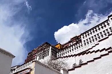 西藏布达拉宫迎来首次直播