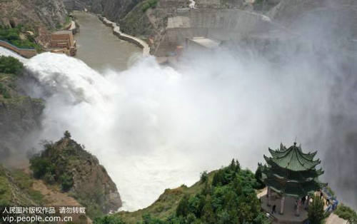 刘家峡水库加大下泄流量支持抗旱灌溉