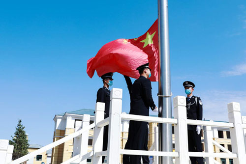 黑龙江大兴安岭边境管理支队举办北极边境派出所授称三周年系列纪念活动