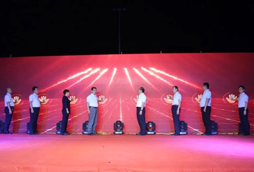 中国（郯城）柳琴戏首届文化艺术节开幕式在花园乡举行