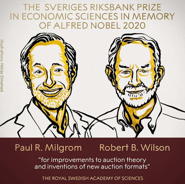 2020诺贝尔经济学奖正式公布！两位美国经济学家获奖