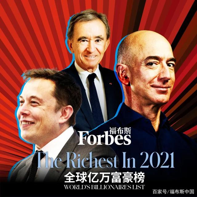福布斯发布2021全球亿万富豪榜 上榜人数破历史记录