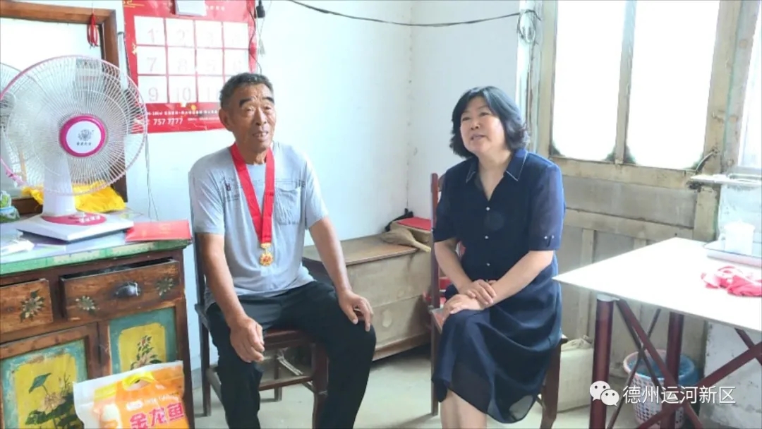 马俊昀到德州运河新区走访慰问困难党员