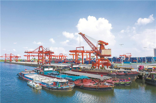 合肥港货运量高速增长