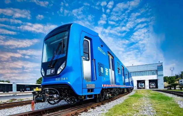 墨西哥城首列“中国造”轻轨列车在中国中车下线