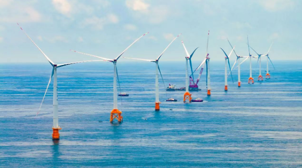 中广核惠州港口100万千瓦海上风电场全容量并网