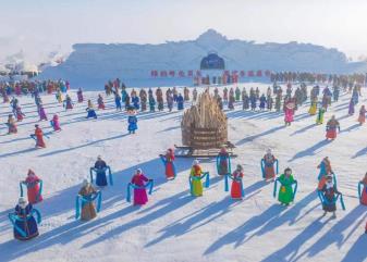 内蒙古：冰雪活动掀热潮 冰雪旅游正当时