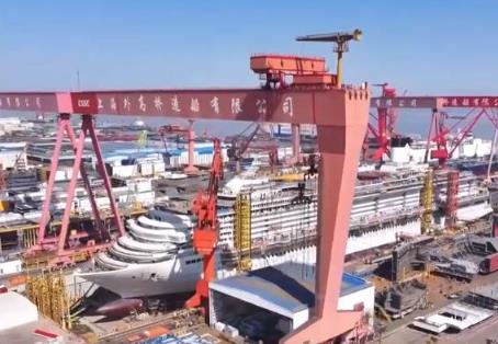 我国大型汽车运输船“上新” 创建造周期最快纪录