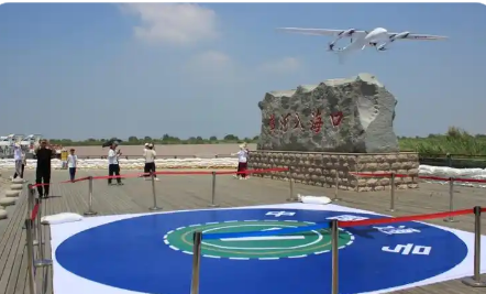 黄河入海口低空文旅项目首飞成功