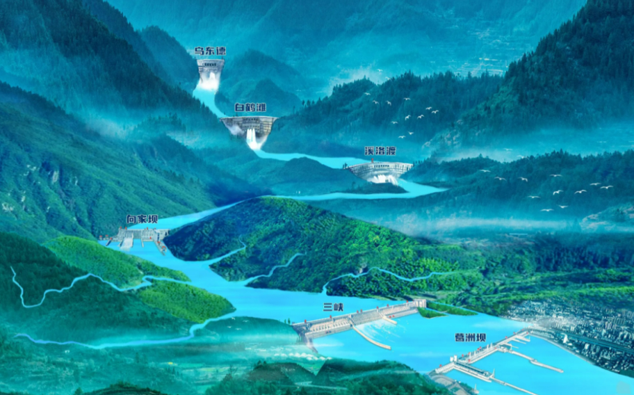 长江干流6座梯级水电站累计发电量超3.5万亿千瓦时