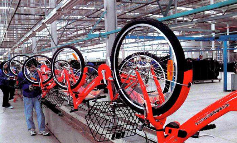 共享单车急速膨胀传导红利 传统自行车生产“预警”