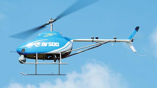 AV500无人直升机创海拔5000米升限纪录