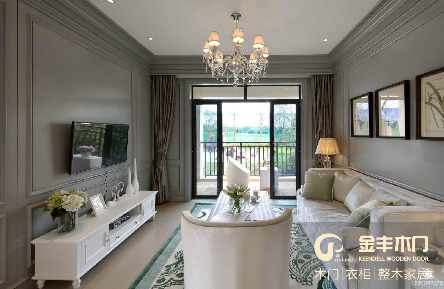 木门十大品牌金丰整木定制家居水性漆实木门30强