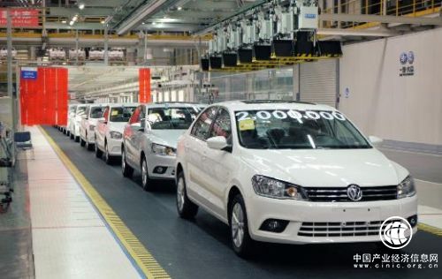 一汽-大众年产整车突破198万辆