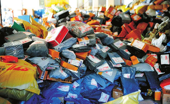 春节期间中国快递业完成业务量6822万件