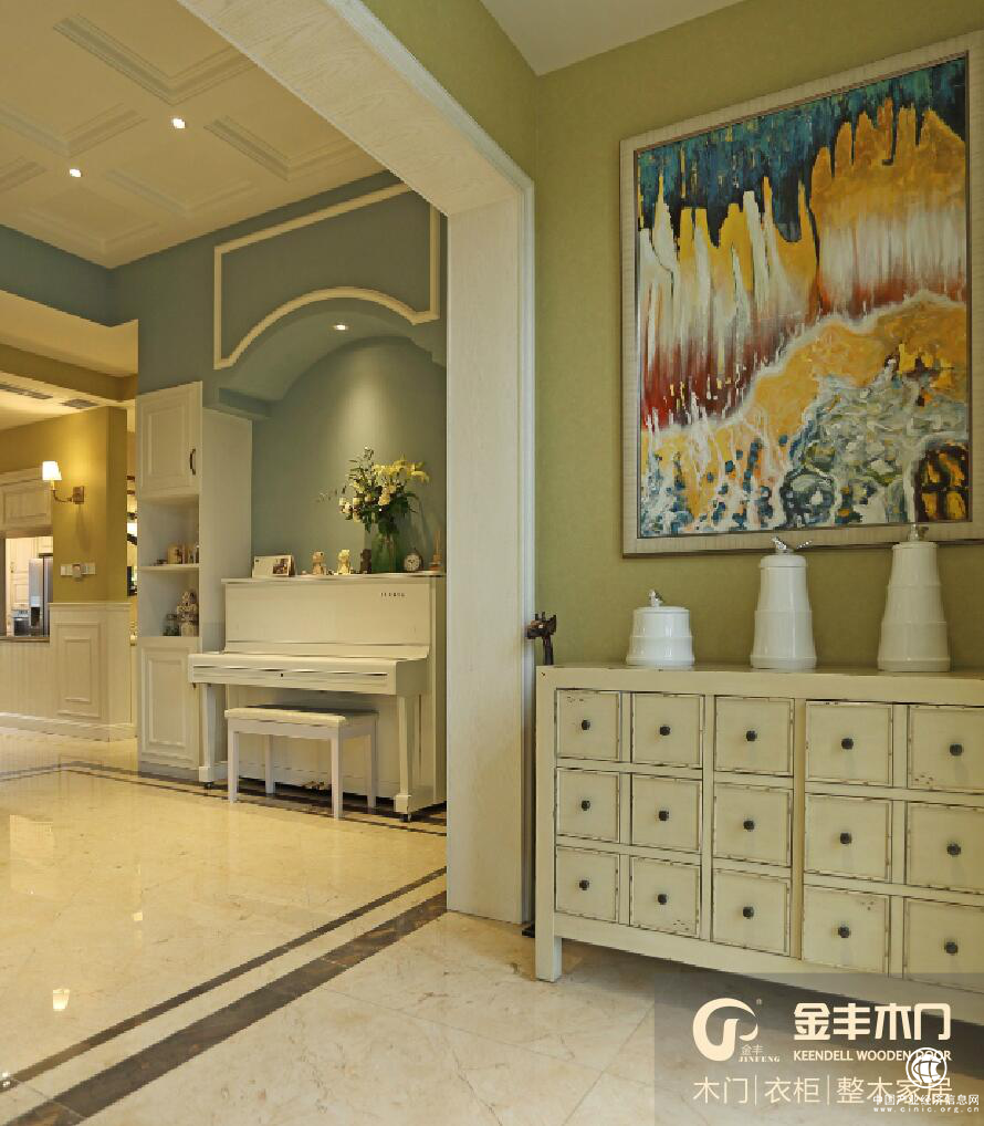 木门十大品牌金丰整木定制家装水性漆原木门30强