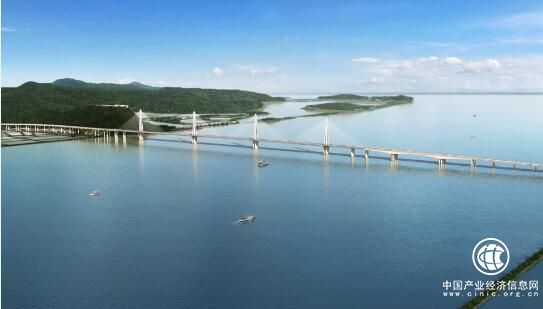 国内首座公铁同层跨海大桥在粤开工建设