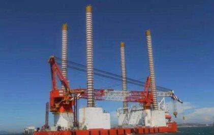 我国自主研发世界最海上风电施工平台交付