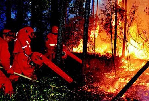 内蒙古大兴安岭森林火灾蔓延3900人扑救