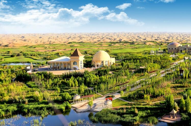 内蒙古巴彦淖尔市：探索产业治沙新路径 沙害变沙利