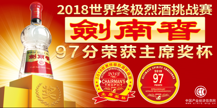 茅台和剑南春共同入围世界级大赛，剑南春勇夺第一，获媒体盛赞！