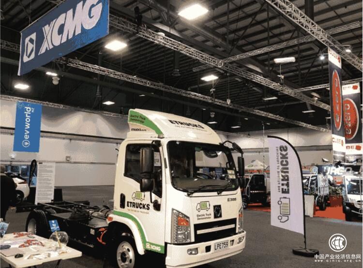 徐工集团E300纯电动厢式运输车亮相新西兰车展