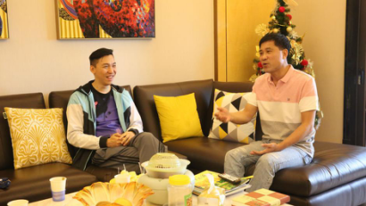 （王震班长与边风炜老师畅谈投资趋势和学习心得）