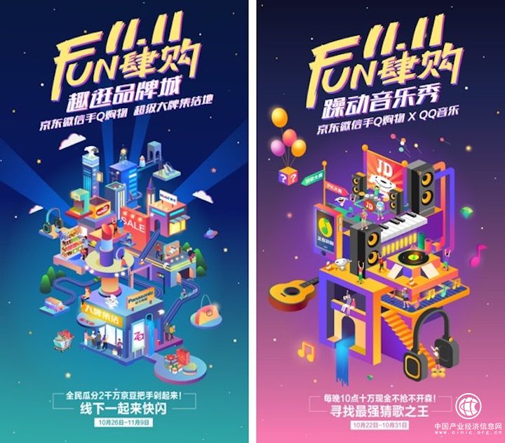 京东微信手Q购物11.11FUN肆购，沉浸式营销赢心95、00后