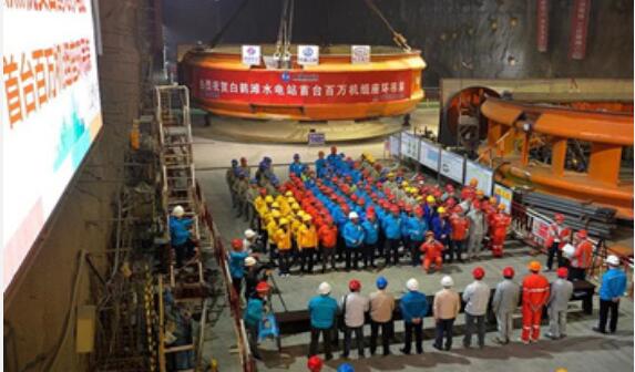 白鹤滩水电站首台机组大件进入安装阶段