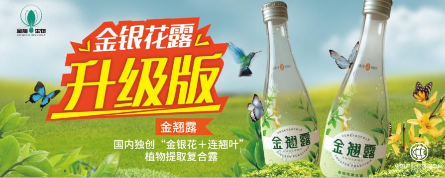 金银花露升级版—“金翘露”惊艳上市，市场关注度持续高涨