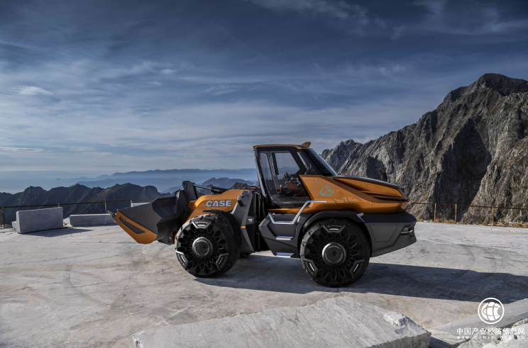 凯斯工程机械发布甲烷动力概念轮式装载机 - TETRA