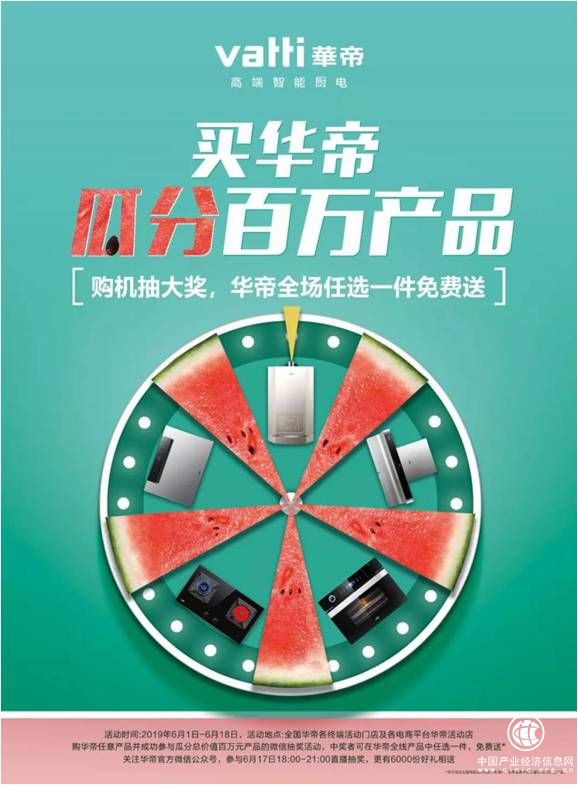 父亲节、618等你Pick 买华帝瓜分百万产品