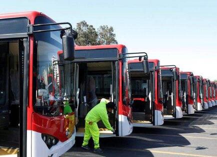 中国产电动公交车在哥伦比亚西部城市投运