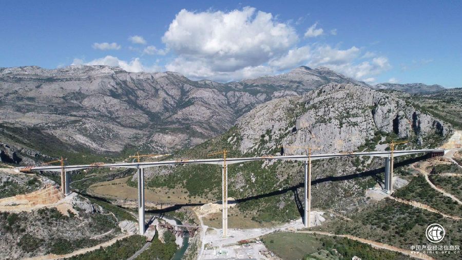 中交集团承建黑山莫拉契察大桥顺利合龙