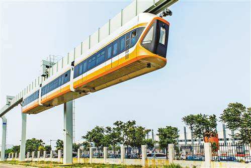 中国悬挂式单轨列车今年内有望在武汉试跑