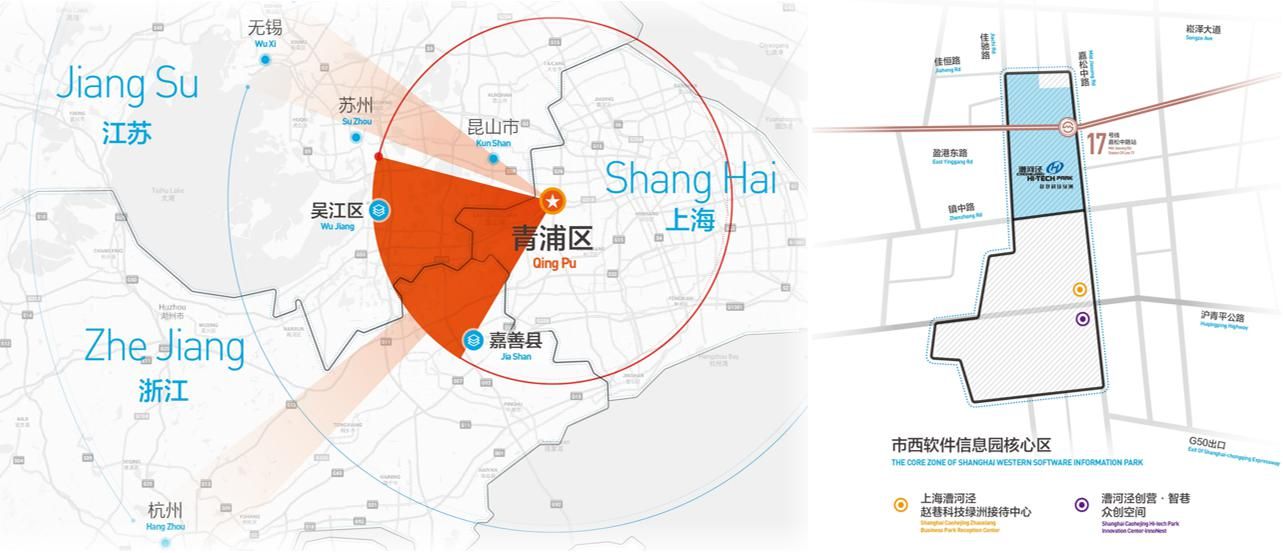 长三角一体化再添科创热土漕河泾赵巷科技绿洲首批办公产品结构封顶