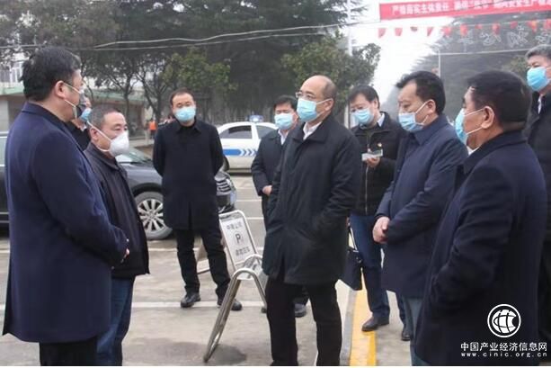 河南省南阳市副市长黄钫到中南公司检查指导疫情防控和复工复产工作
