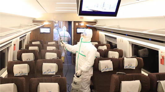 铁路部门强化八项措施 全力做好复工返程运输疫情防控