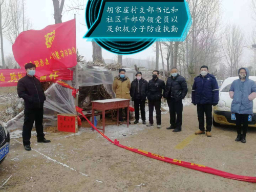 莒南县坊前镇胡家崖村：退役军人党员志愿服务队的风采