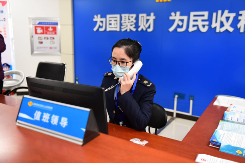 我市税务部门全面推行“非接触式”办税缴费服务