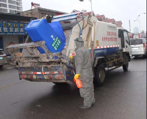 废弃口罩有归处！临沂环卫集团专车专运、日产日清