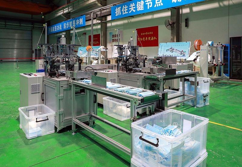 军工央企成功研制高端全自动口罩机