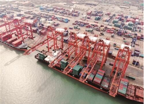 江苏水运重现往日繁忙景象 运输量已接近去年同期水平