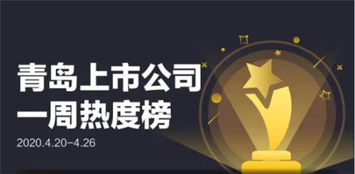 青岛上市公司一周热度榜|双星集团混改方案获批；青岛银行、青农商行发布靓丽一季报