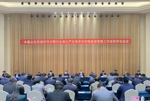 市属企业党组织书记履行全面从严治党责任会议召开