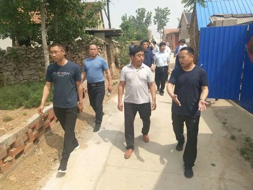 汪沟镇督导后进村人居环境 力保整治成效