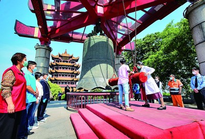 武汉黄鹤楼景区重新开放