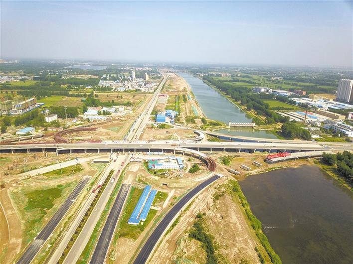 人民南路互通立交预计六月底双向通车！